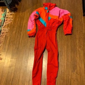 Vintage ski snow suit